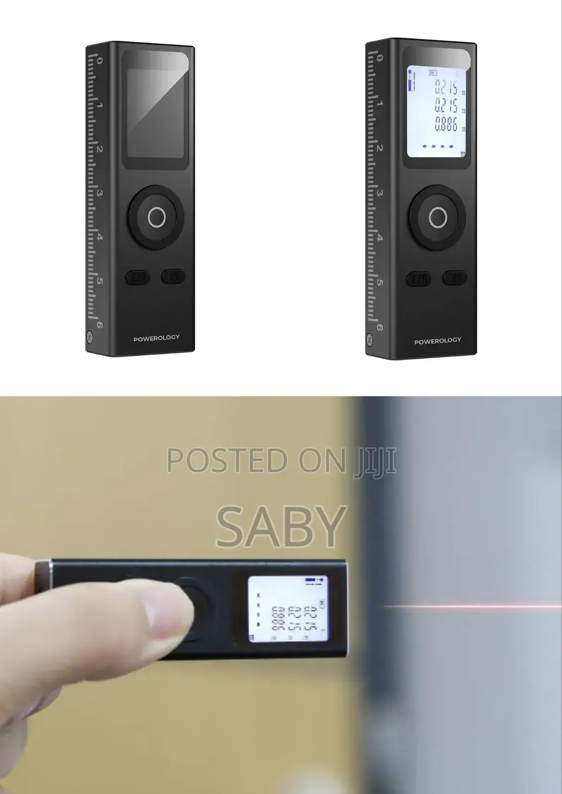 Powerology 30M Distance Smart Laser Measurement Tool