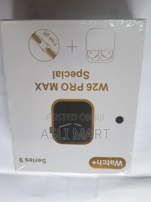 W26 Pro Max Special Smartwatch and Earpod