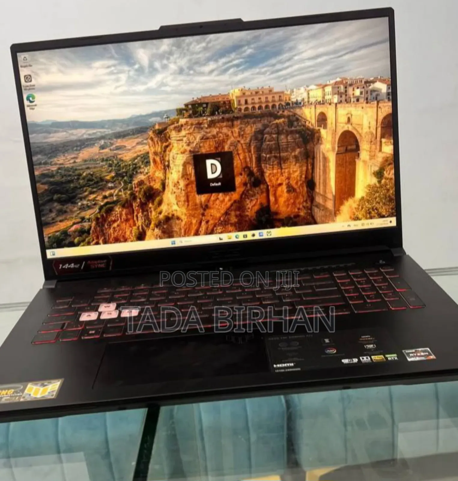 New Laptop Asus TUF Gaming A15 18GB AMD Ryzen 7 SSD 1T