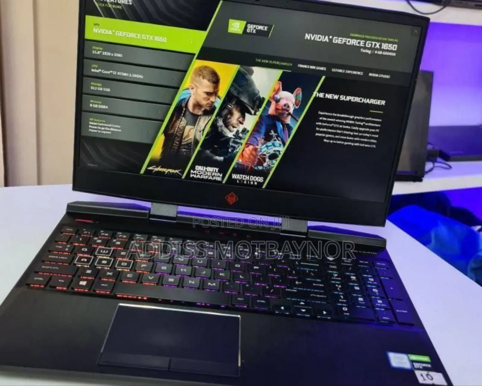 New Laptop HP Omen X 16GB Intel Core I5 SSD 512GB