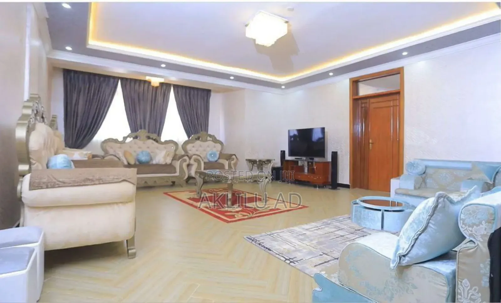 Furnished 4bdrm Apartment in ቦሌ አያት, Bole for sale