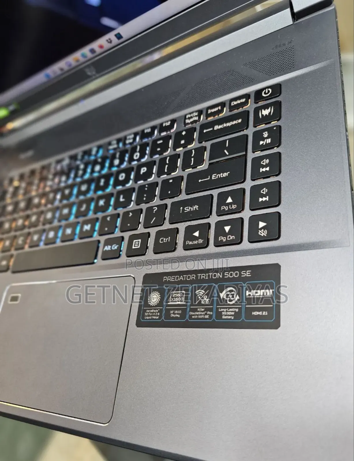 New Laptop Acer Predator Triton 500 SE 16GB Intel Core I7 SSD 2T