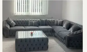 Comfortable Semi Circular Sofa Sets With Tables.