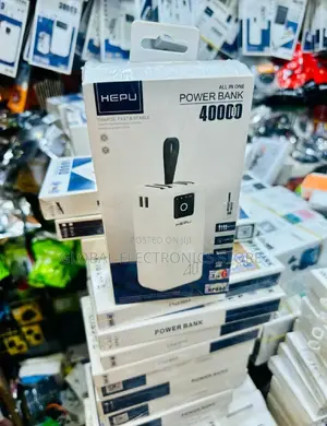 New Model Hepu 40000 Mah Power Bank (6 in 1 )