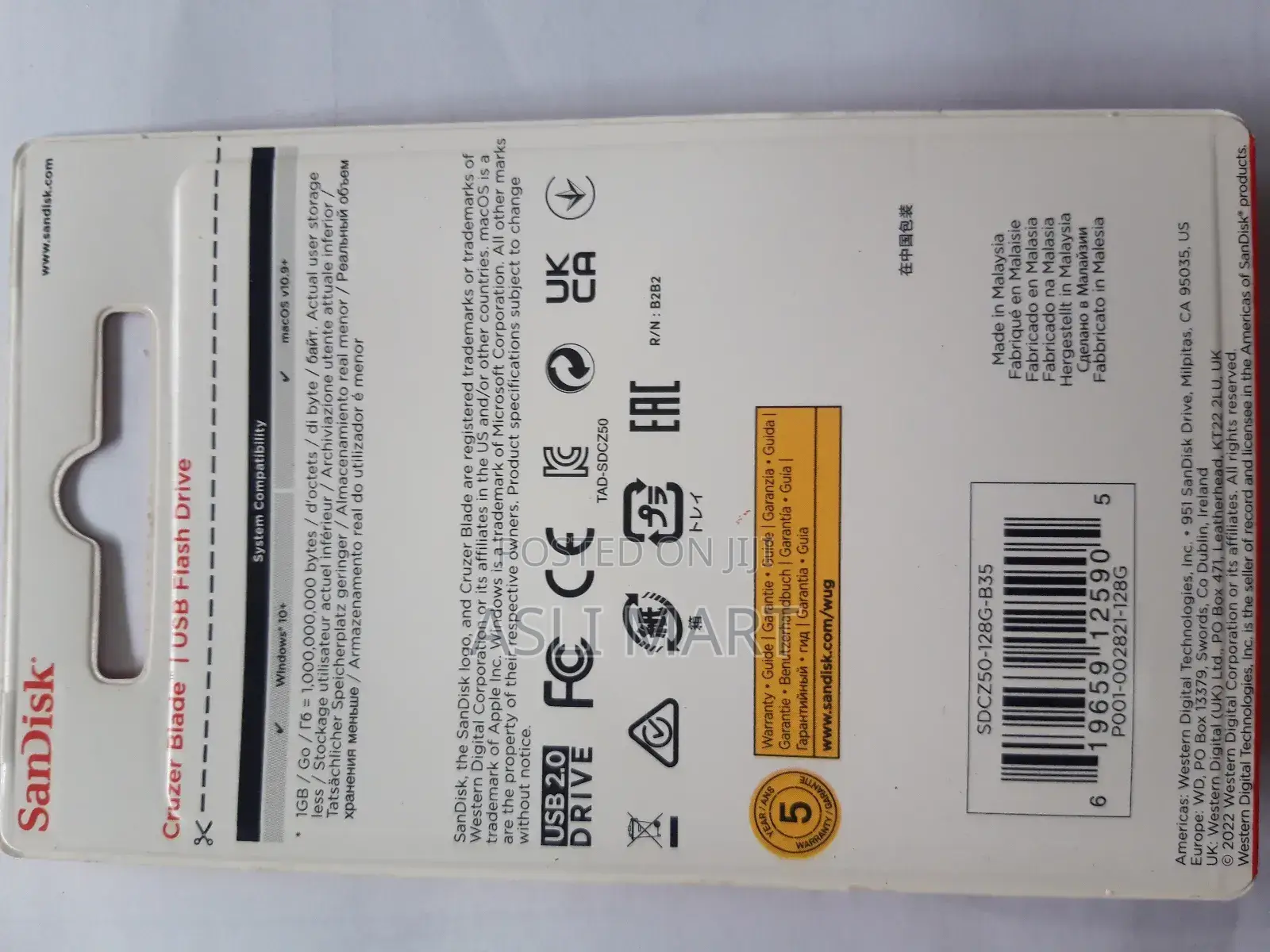 Sandisk 128 Gb Flashdrive