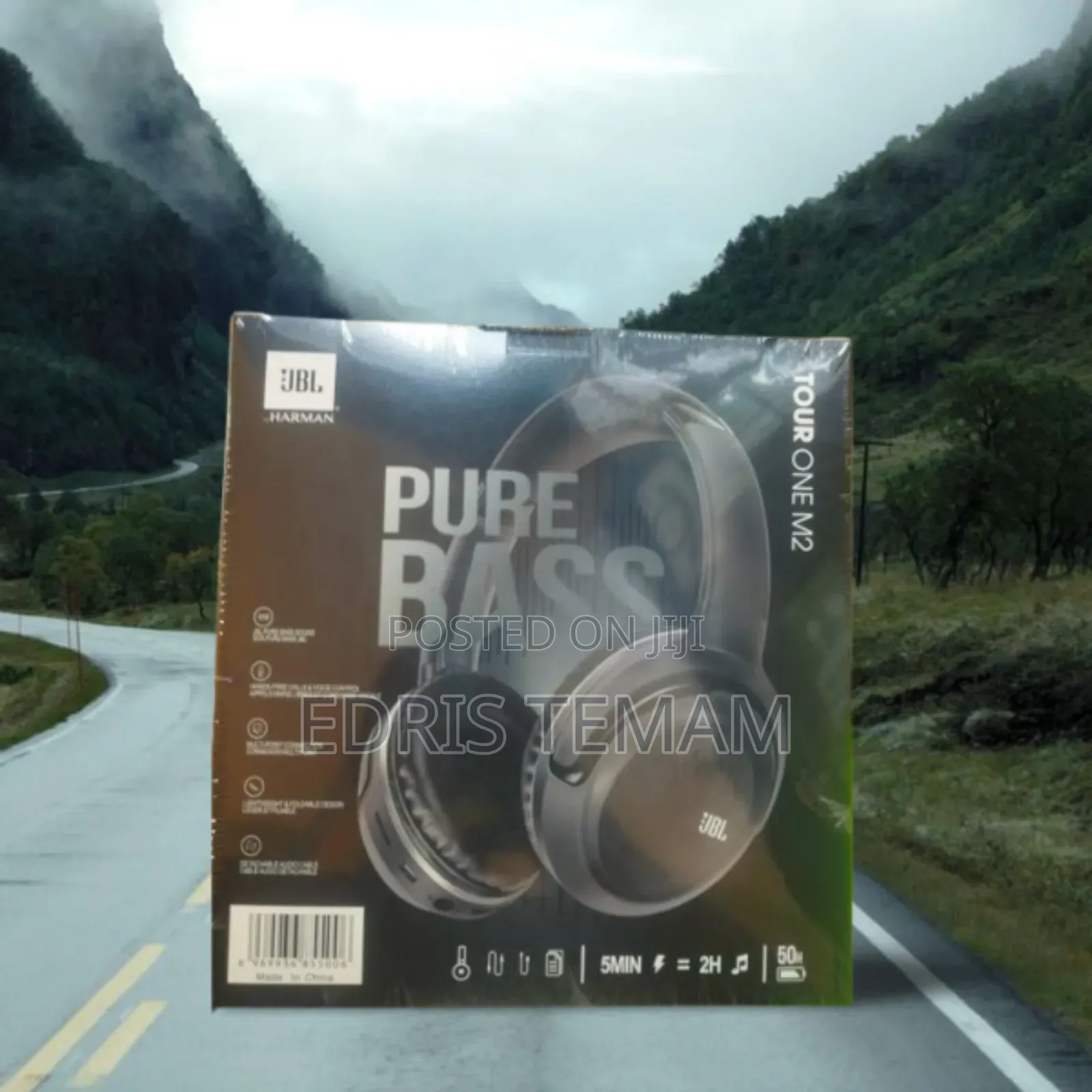 JBL Harman Wireless Headphones Tour One M2 Black