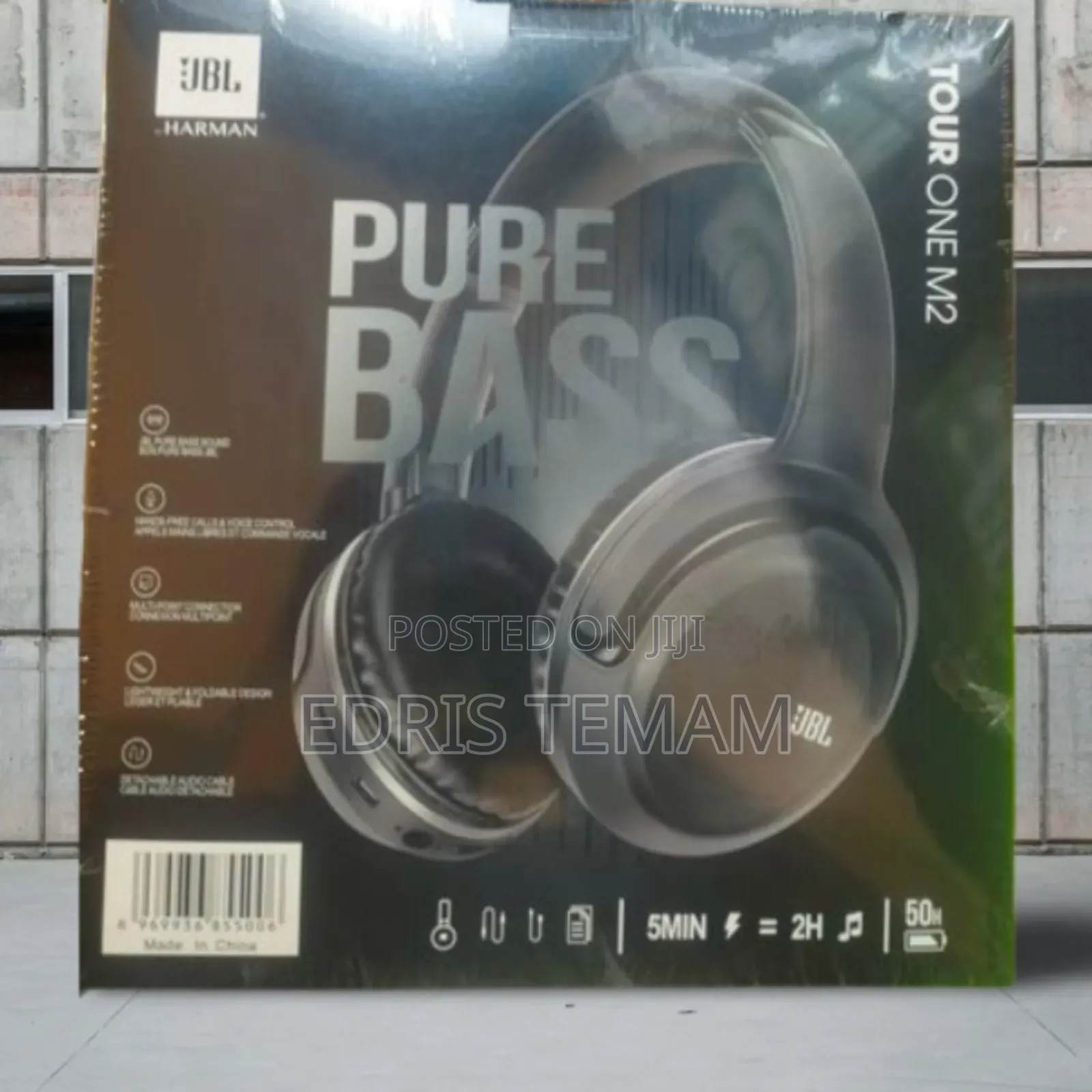 JBL Harman Wireless Headset Tour One M2 Black for Sale