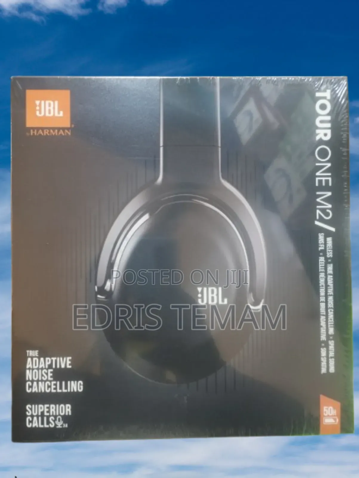 JBL Harman Wireless Headphones Black to Be Lost in the Sound