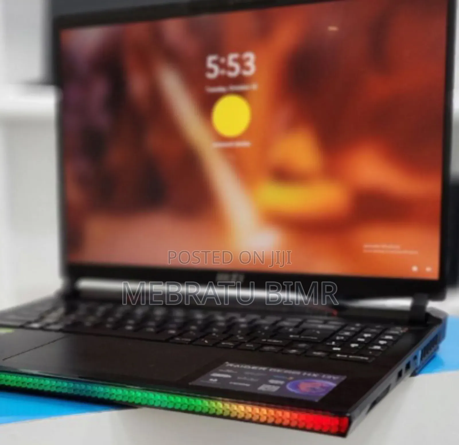 New Laptop MSI GE63 Raider RGB 8RE 16GB Intel Core I9 SSD 1T