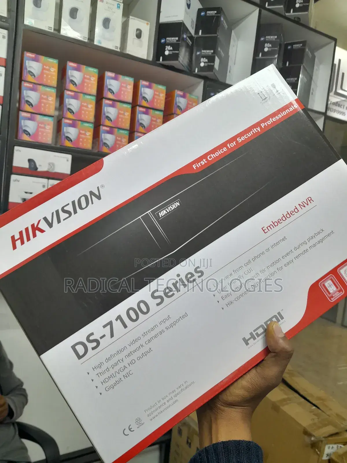 NVR ሂክቪዥን 4 Channel Hikvision Security Camera NVR