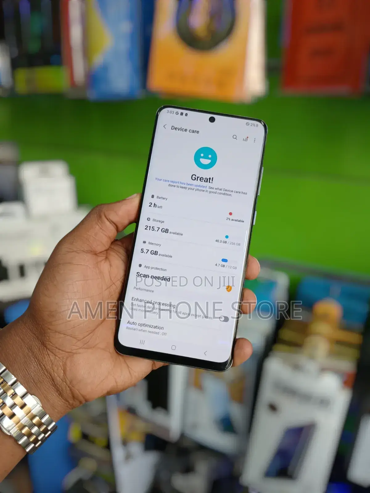 New Samsung Galaxy S20+ 5G 128 GB Blue