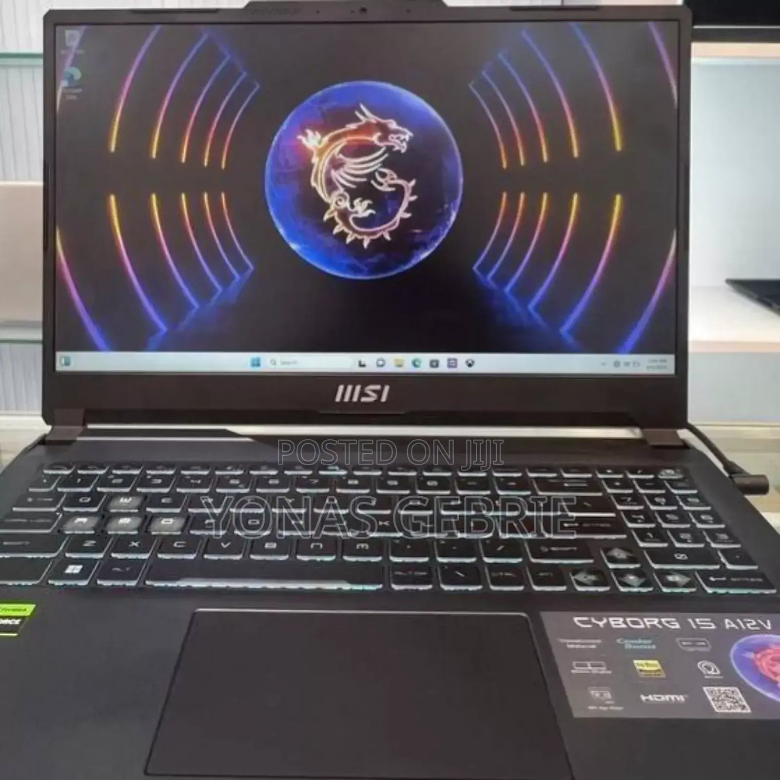 New Laptop MSI 16GB Intel Core I7 SSD 1T