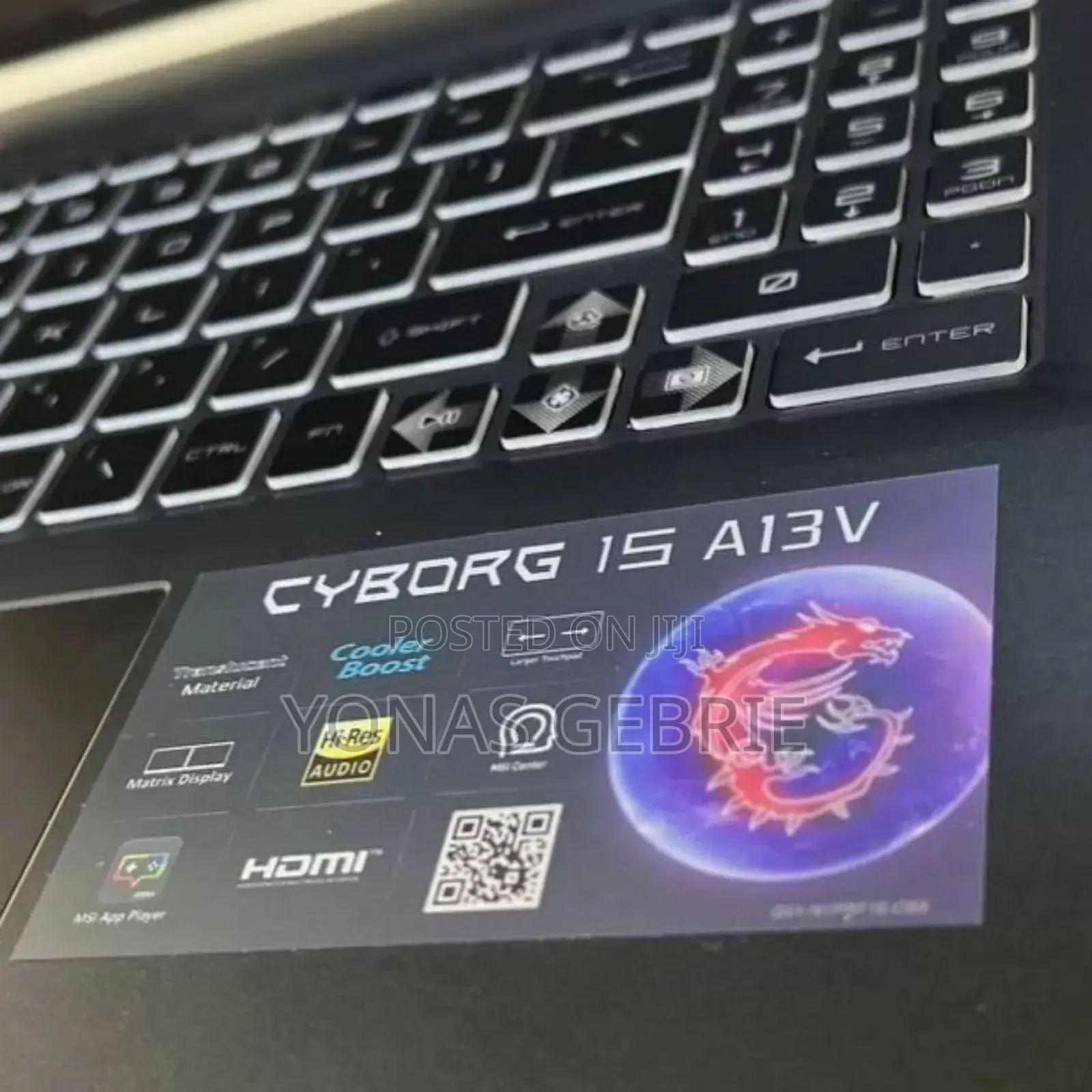New Laptop MSI 16GB Intel Core I7 SSD 1T
