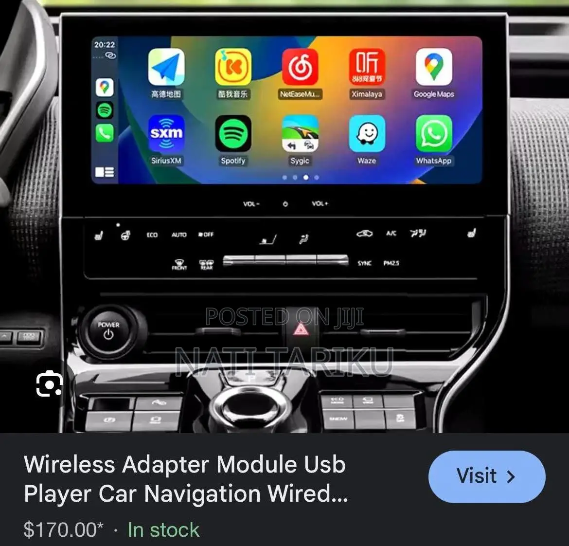 Wiz Car for Bz4x | Id 4/6—Apple/Android Carplay - Google Map