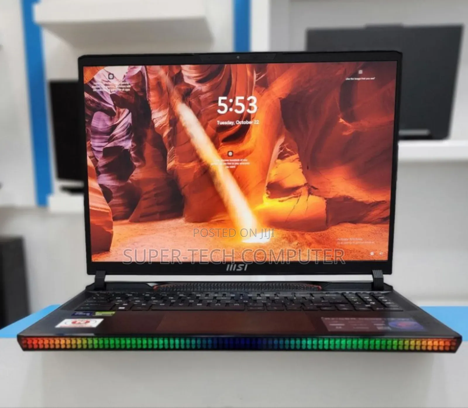 New Laptop MSI Raider GE76 12UGS 16GB Intel Core I9 SSD 1T