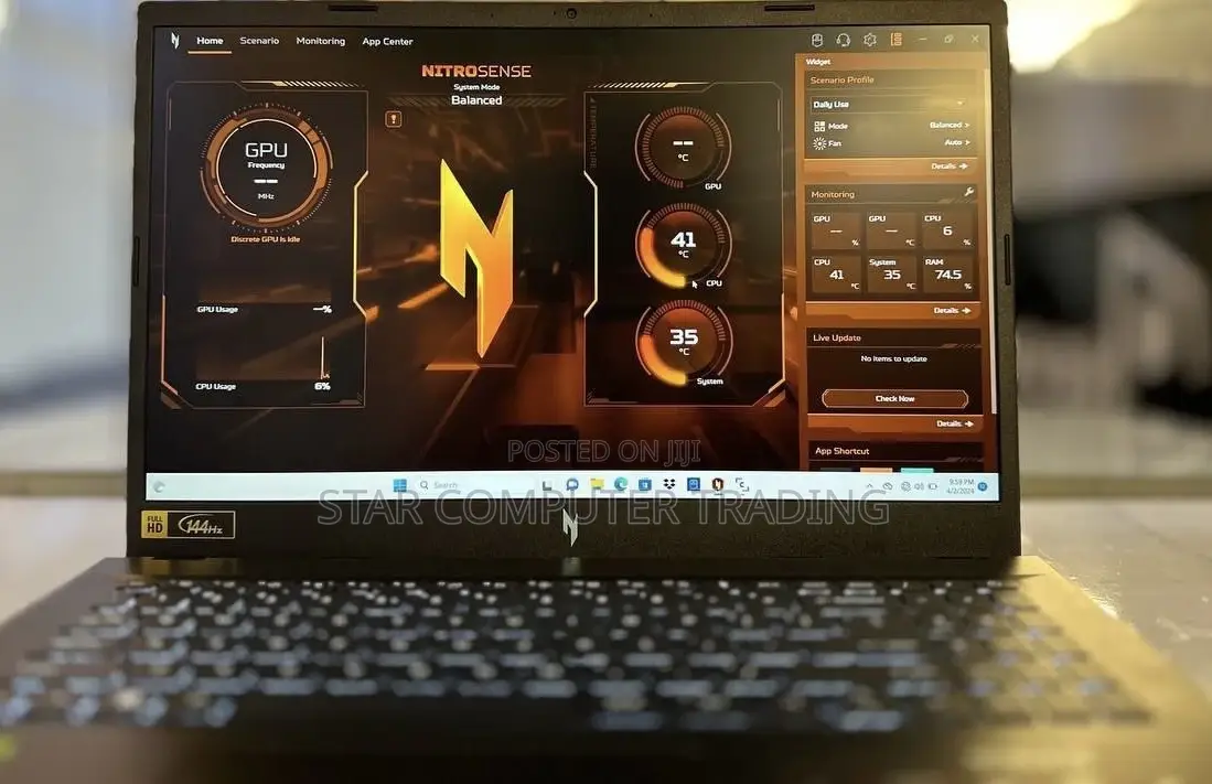 New Laptop Acer Nitro 5 8GB Intel Core I5 SSD 512GB