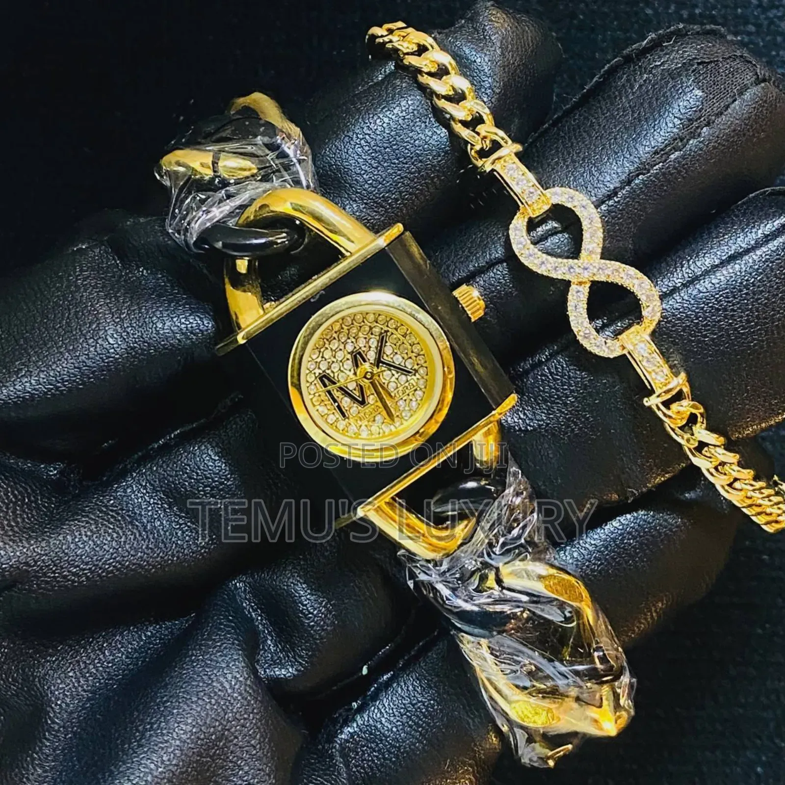 Mk LUXURY Females Watch With Braclet and Box Beautiful Gift