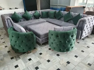 L Shaped Sofa With Table