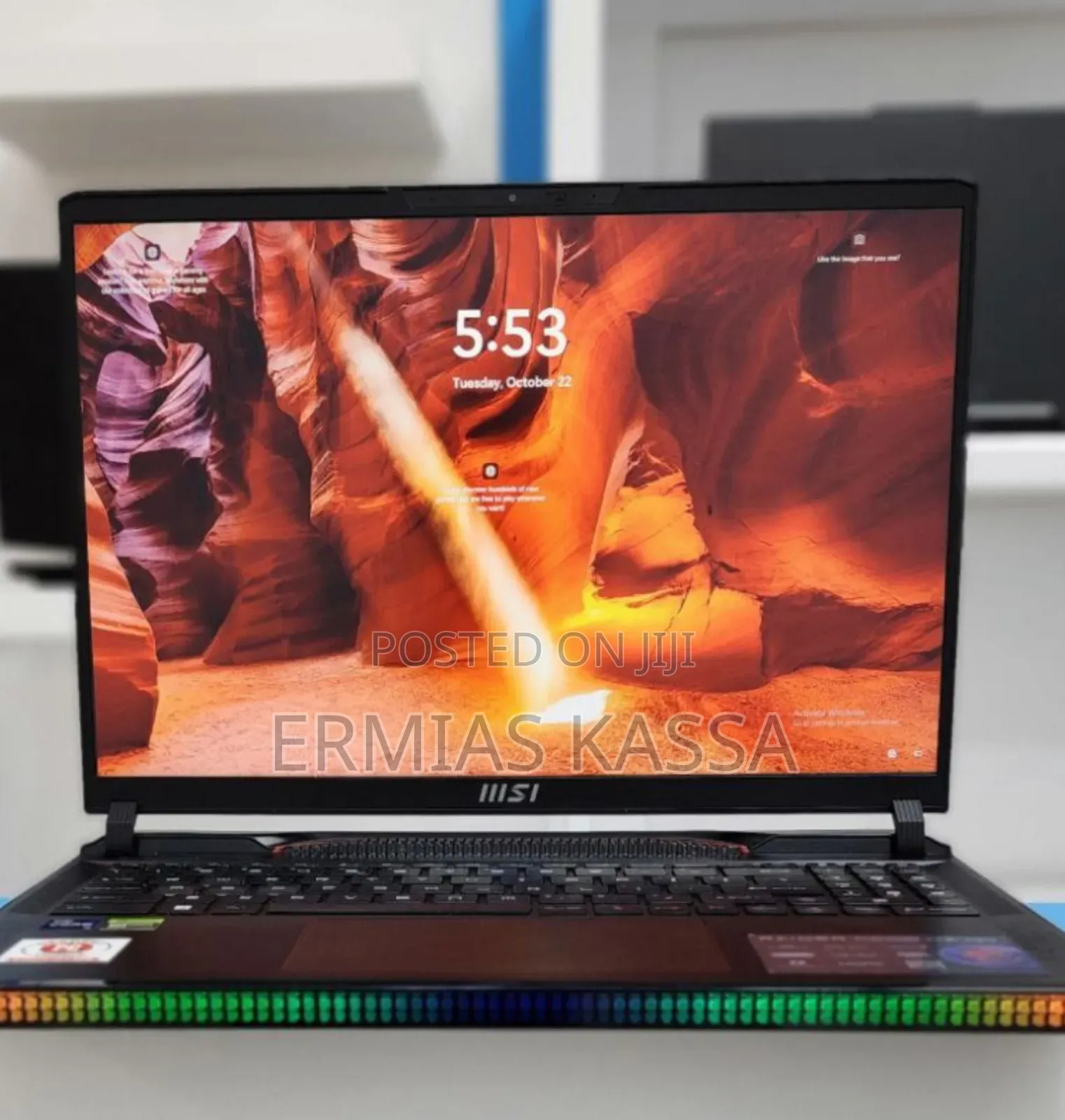 New Laptop MSI WE62 7RI 32GB Intel Core I9 SSD 1T