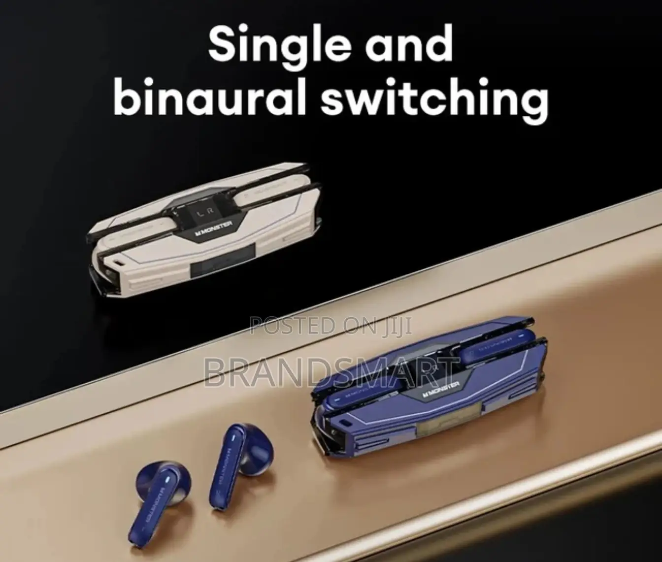 Monster Wireless Hifi Music Earbud Lowdelay HD Call With Mic