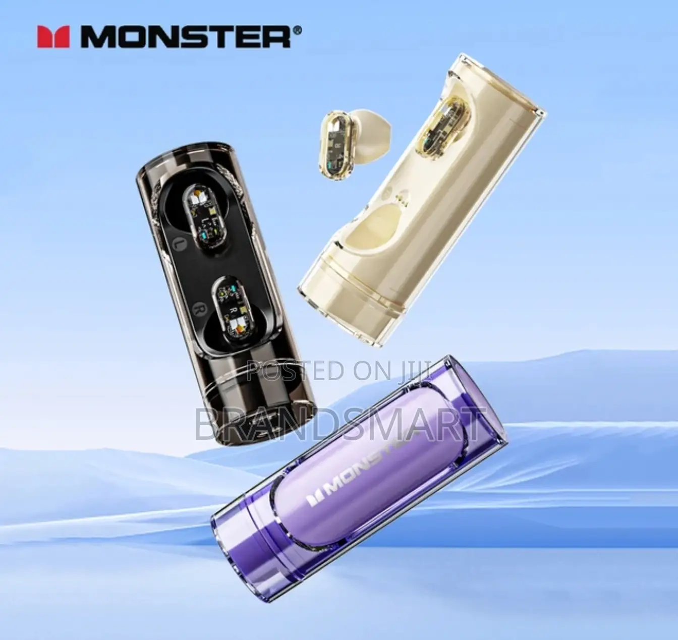 Low Latency Monster BT 5.3 Earbuds Hifi Stereo in Ear ENC