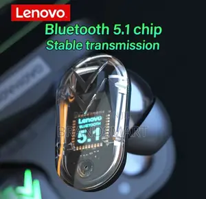 Lenovo Wireless Earbud Deep Bass Low Latency With LCD Screen