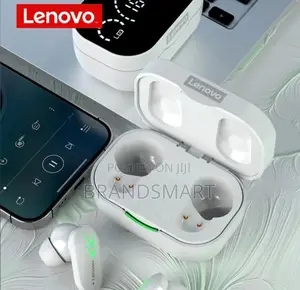 Lenovo Wireless Earbud Deep Bass Low Latency With LCD Screen