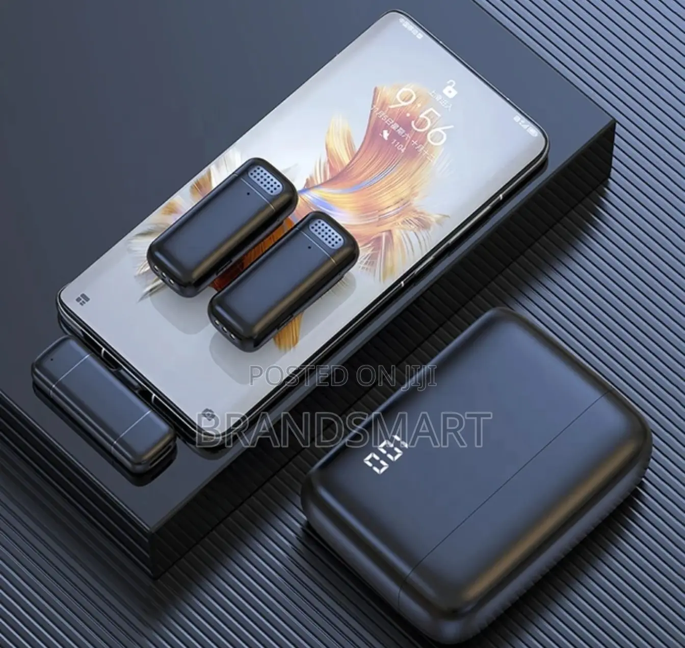 Wireless Lavalier Microphone Noise Reduction + Charging Case