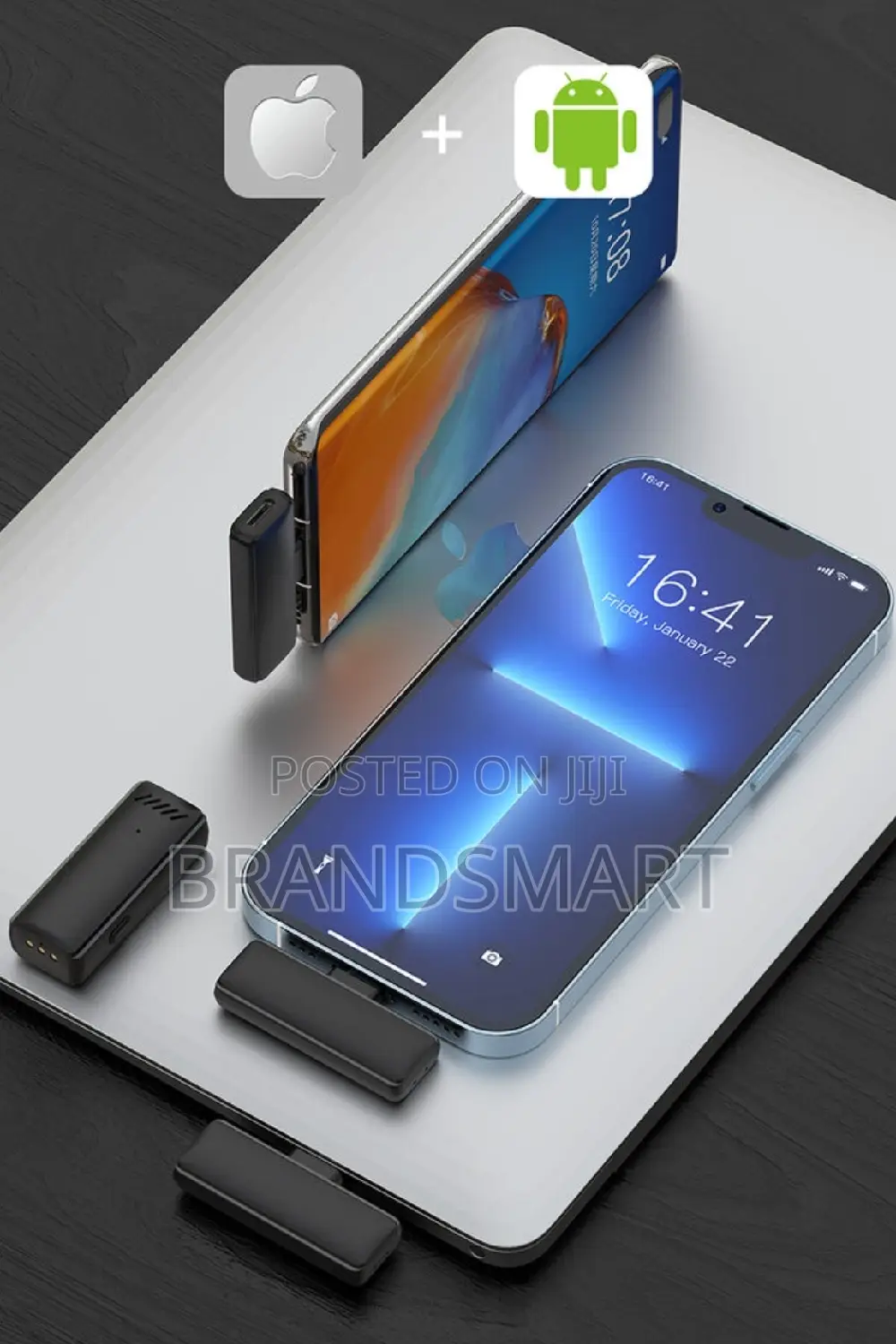 Wireless Dual Lavalier Microphone With Charging Case(2.4ghz)