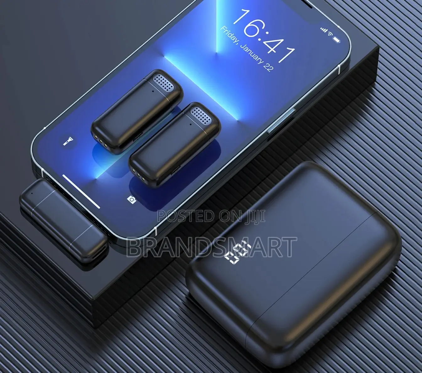 Wireless Dual Lavalier Microphone With Charging Case(2.4ghz)