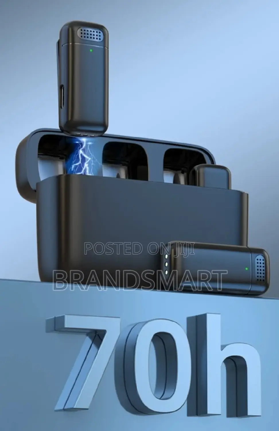 Wireless Dual Lavalier Microphone With Charging Case(2.4ghz)