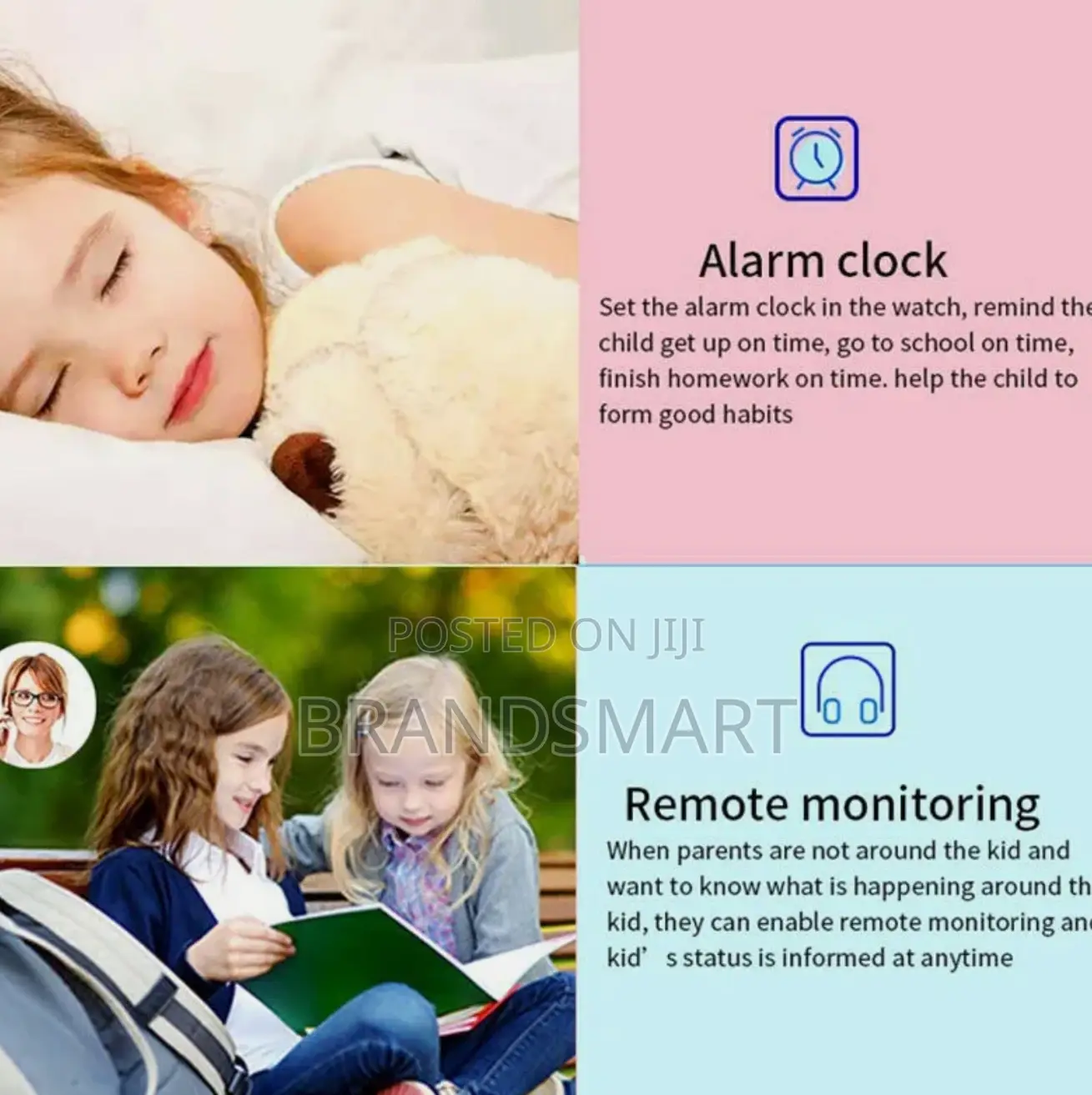 የልጆች Smart Watch (ሲም ካርድ የሚቀበል GPS ያለውl