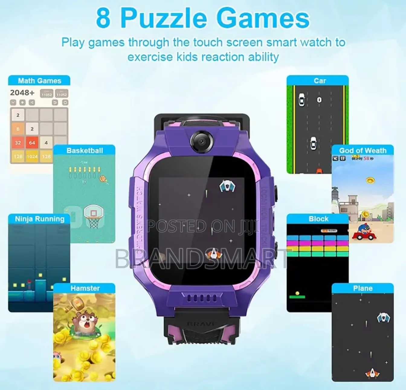 Kids Smart Watch (ሲም ካርድ የሚቀበል )