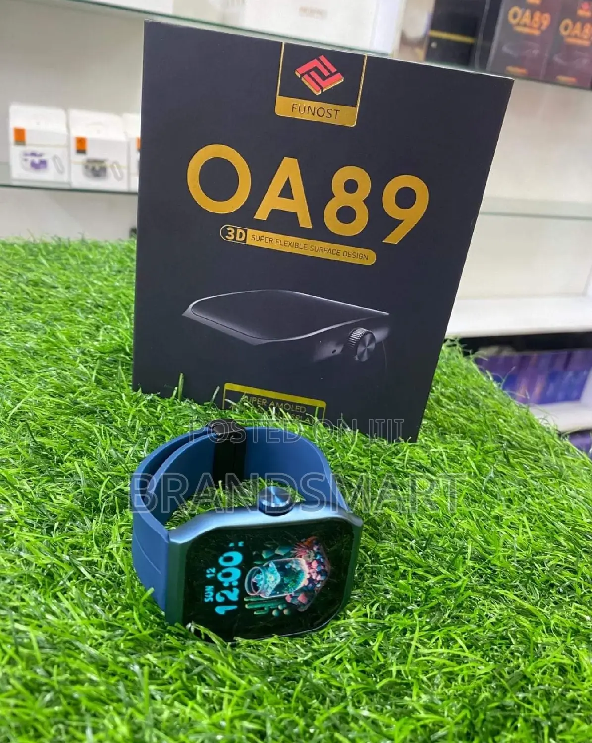 3D Curved Super Amoled 1.96 Inch Premium Smart Watch