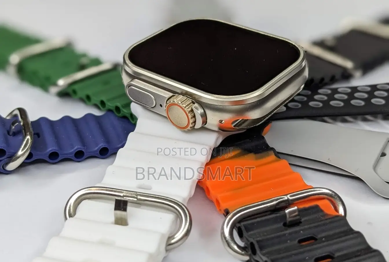 8 in 1 Ultra Smart Watch 8 መቀያየሪያ ያለው +Screen Protector ያለው