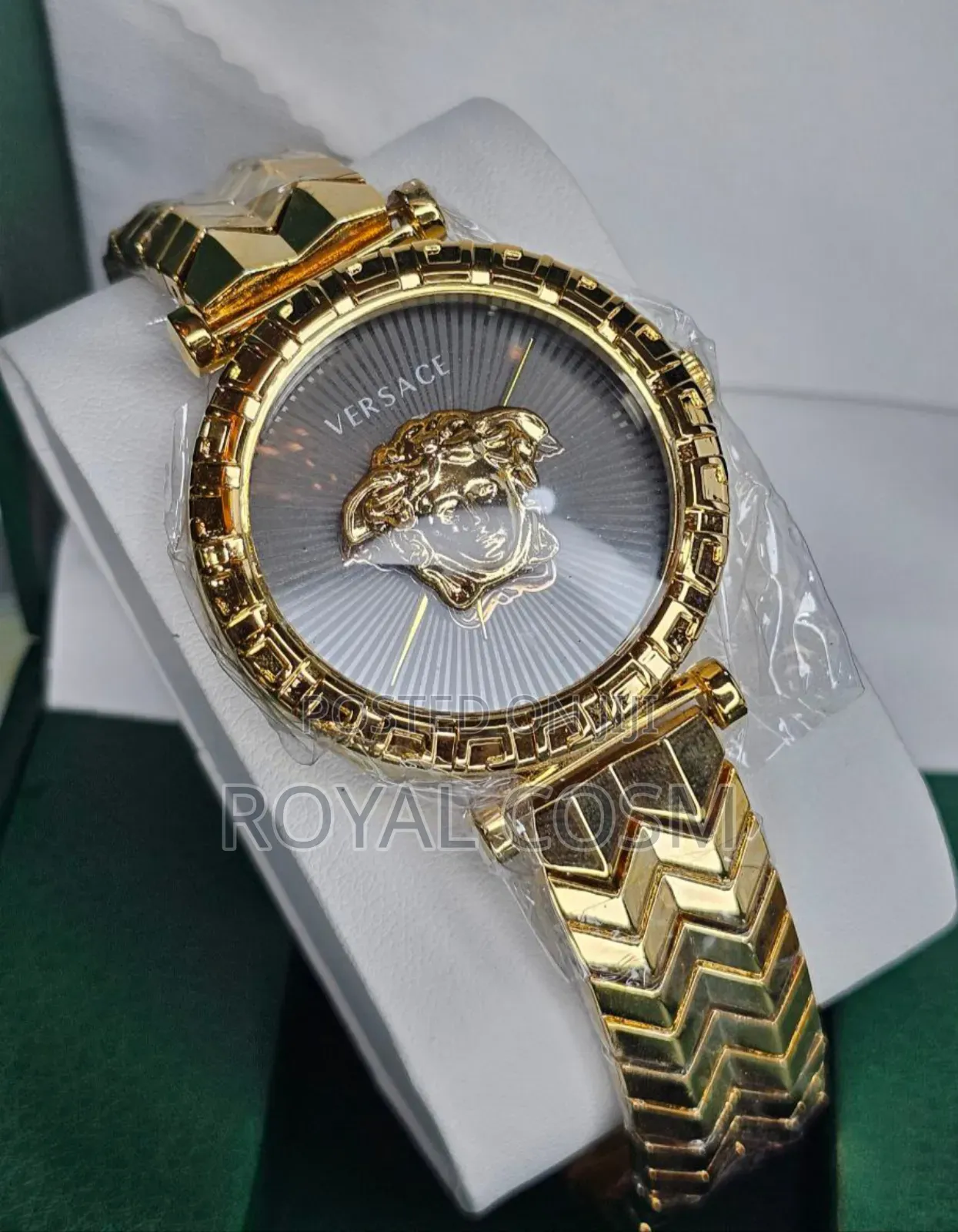 Versace Logo Faced Dial Womens Watches
