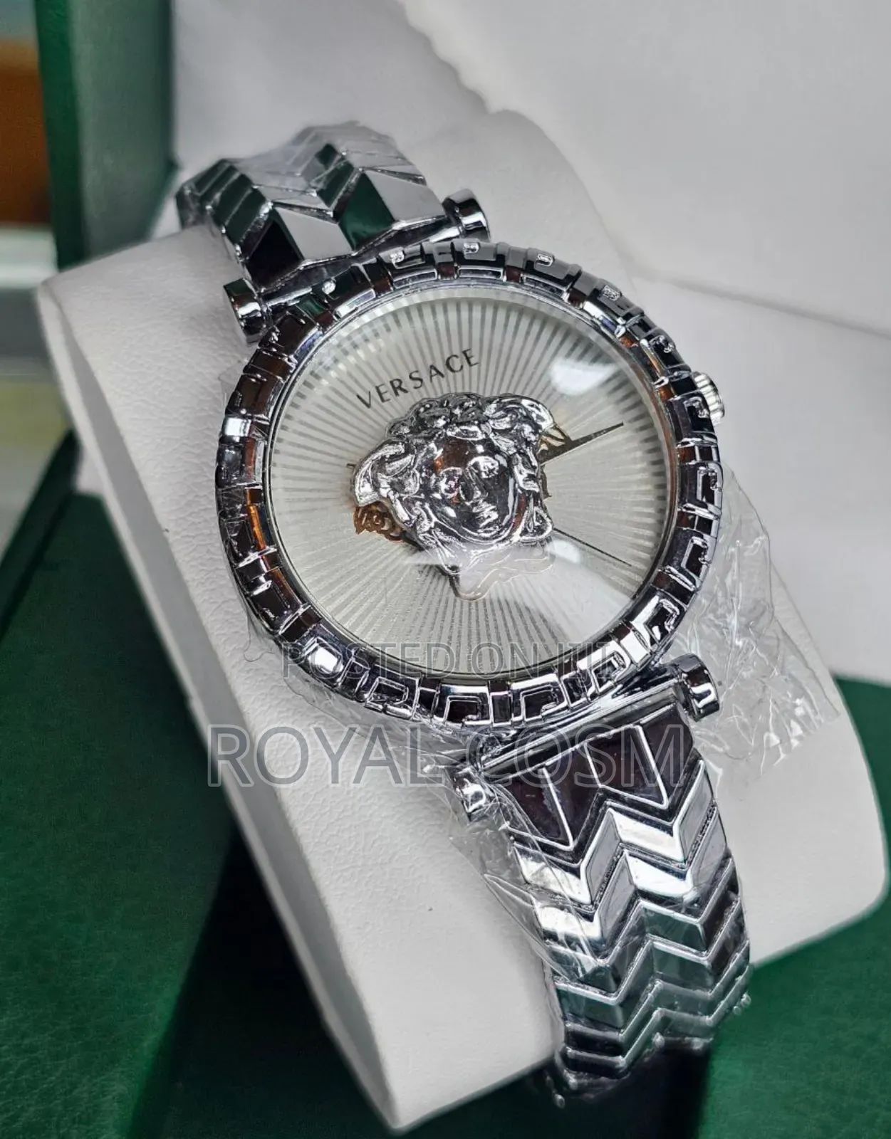 Versace Logo Faced Dial Womens Watches