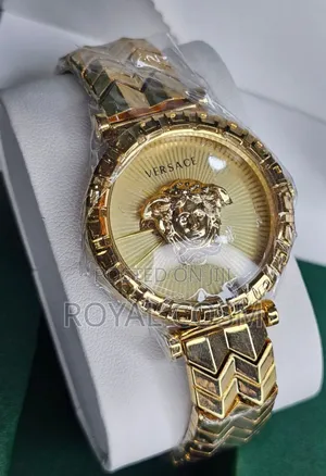 Versace Logo Faced Dial Womens Watches