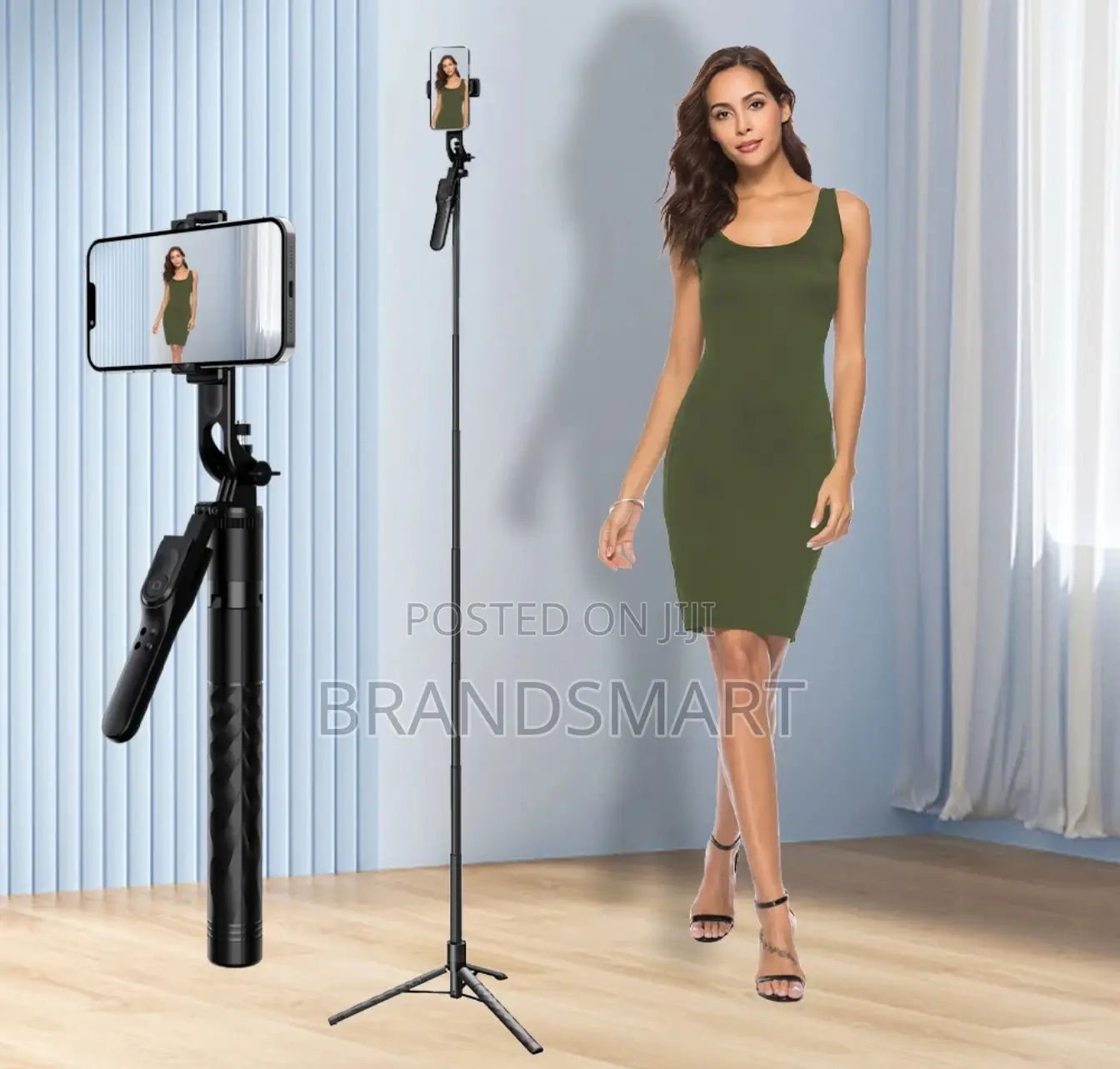 Retractable Selfie Stick and Tripod for Phones Cameras