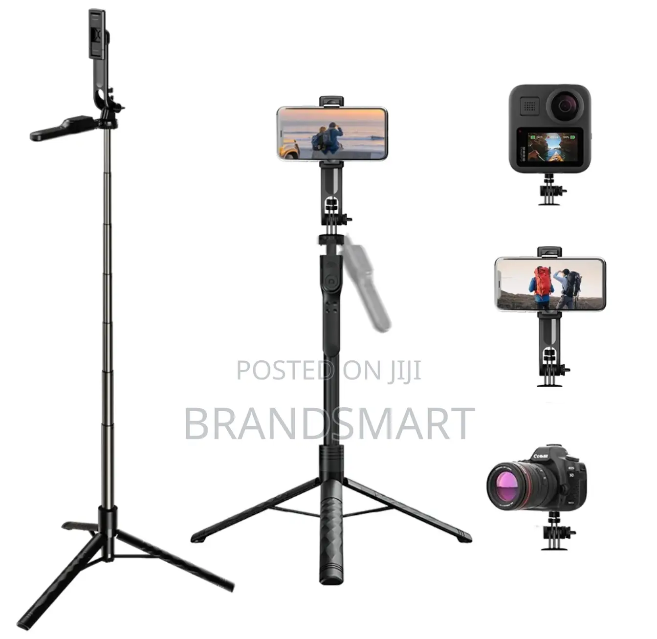 Retractable Selfie Stick and Tripod for Phones Cameras