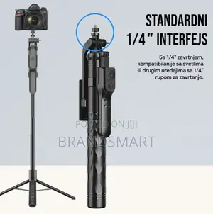 Retractable Selfie Stick and Tripod for Phones Cameras