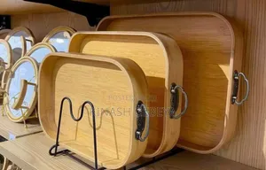 3pcs High Quality Bamboo Tray(Quality ማቅረቢያ)
