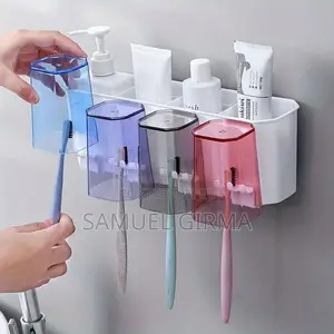 Multi Functional Toothbrush and Shampoo Holder