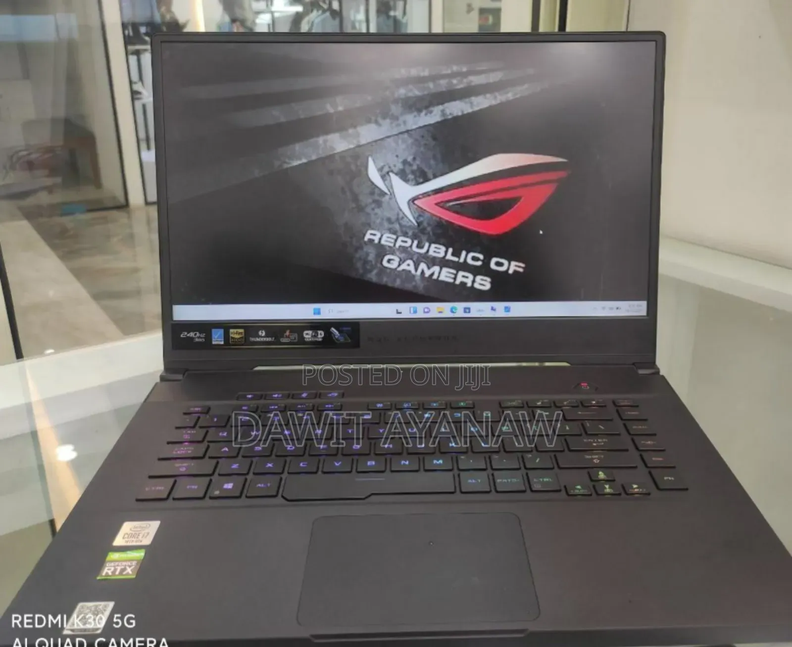New Laptop Asus ROG Zephyrus G15 16GB Intel Core I7 SSD 512GB