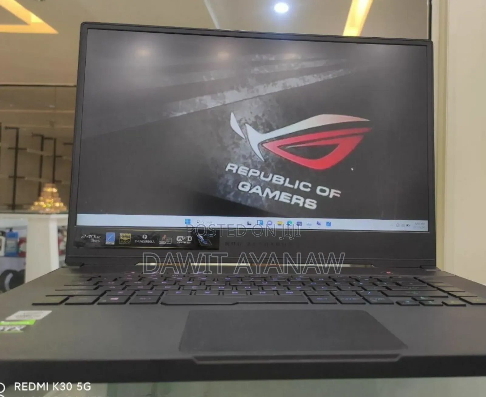 New Laptop Asus ROG Zephyrus G15 16GB Intel Core I7 SSD 512GB