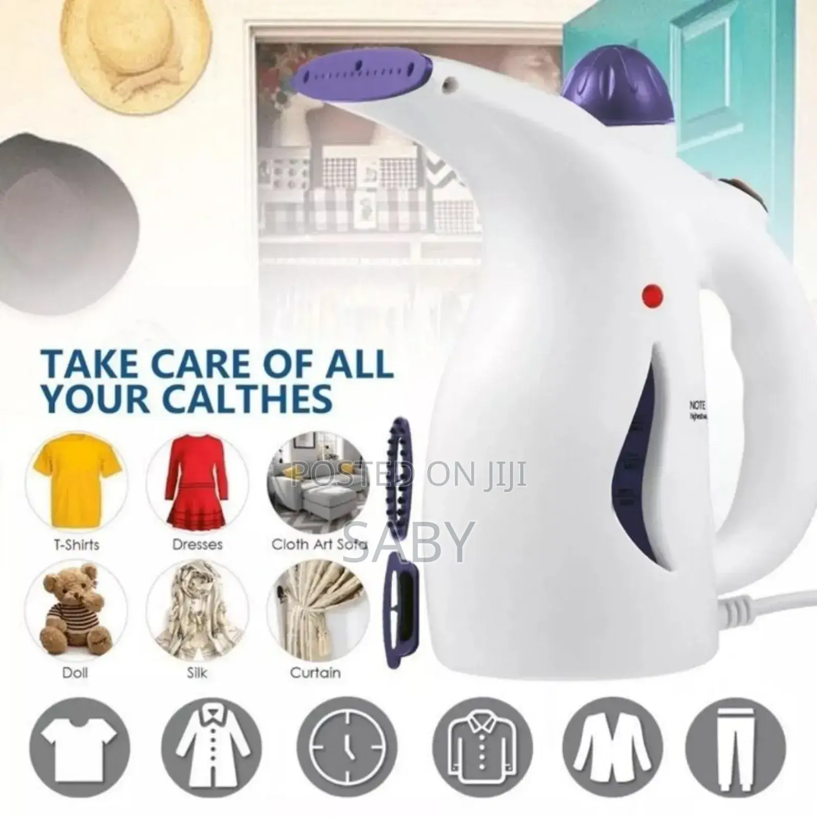 2in1 Garment Facial Steamer