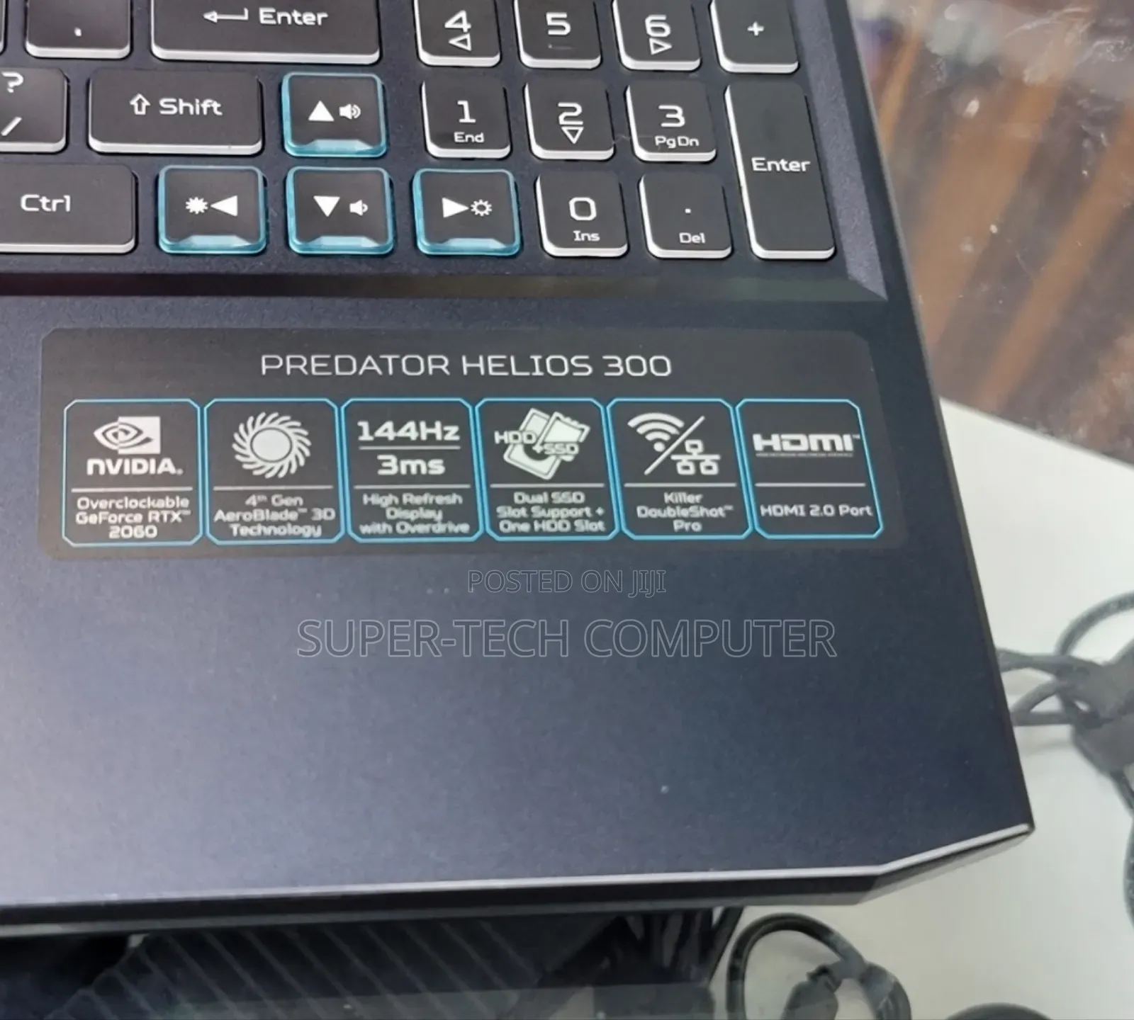 New Laptop Acer Predator Helios 300 16GB Intel Core I7 SSD 512GB