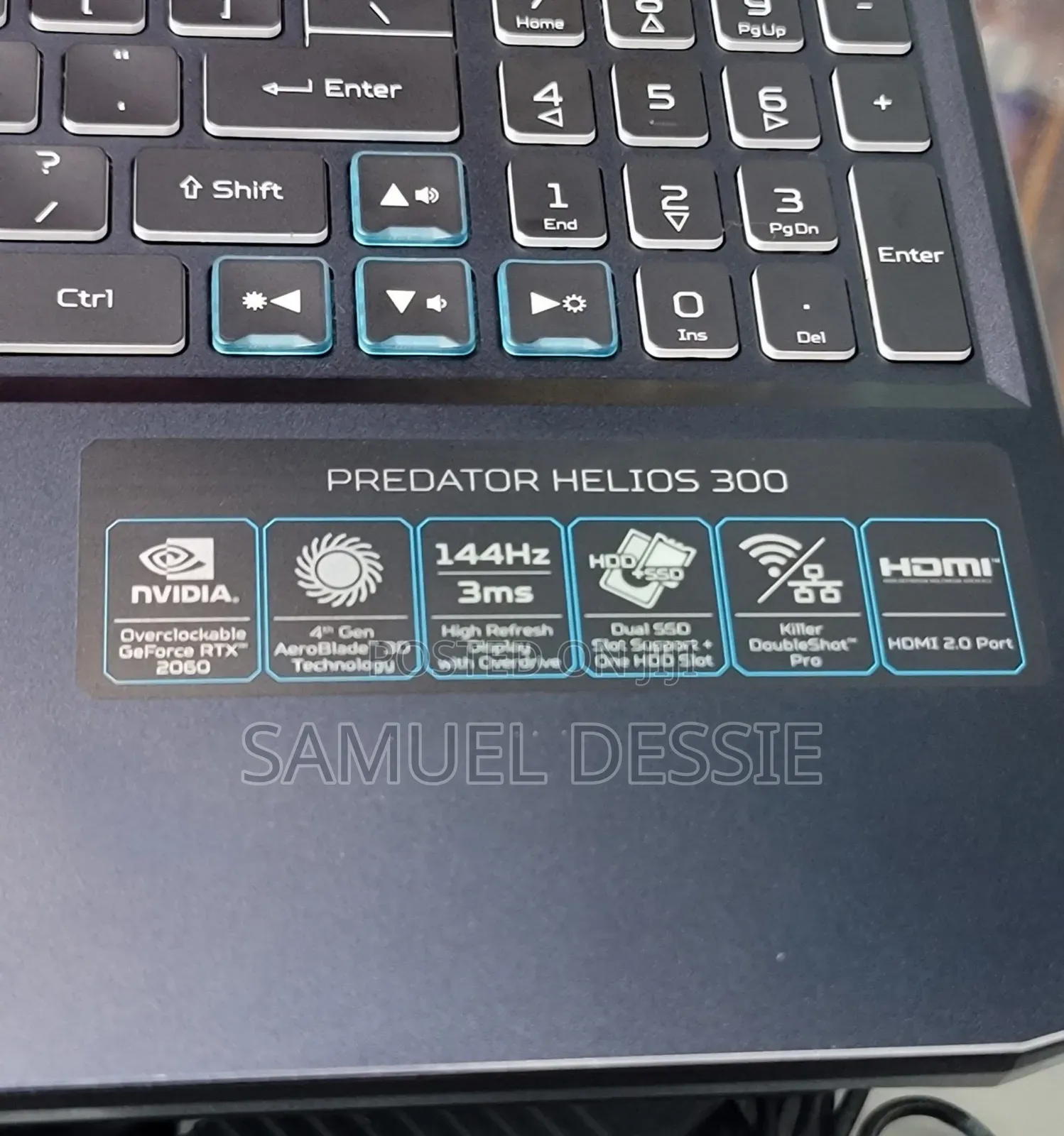 New Laptop Acer Predator Helios 300 16GB Intel Core I7 SSD 512GB