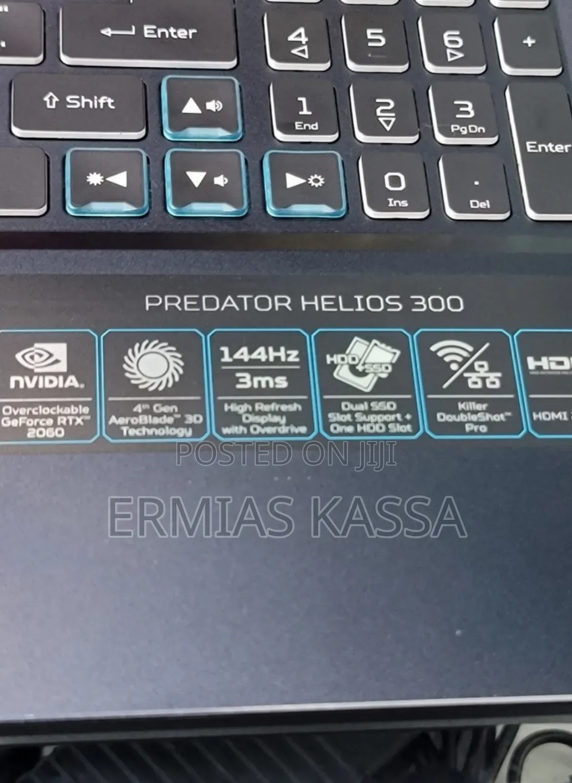 New Laptop Acer Predator Helios 300 16GB Intel Core I7 SSD 512GB