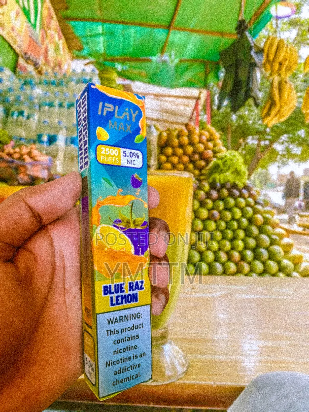 Vape IPLAY Blue Raz Lemon 2500puff